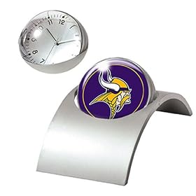 Click here to buy Minnesota Vikings NFL Spinning Desk Clock.