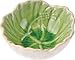 Green Hibiscus Ceramic Sauce Dish