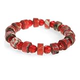Beads and Recycled Magazines Red Bracelet Brazilian Bead Bonanza Bracelet [Red]
