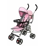 Dream On Me Umbrella Stroller with Child Tray, Pink
