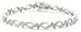 9ct White Gold AMB227609 Ladies 0.50ct Diamond Bracelet