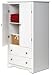 Prepac Monterey White 2-Door Armoire
