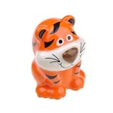 Cool Orange Tiger Shape Money box Cute Gift Piggy Bank Desk Decoration Money