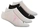 adidas Women's II No Show Sock, 4-Pack,Asst/White/Fresh Pink/White/Earth