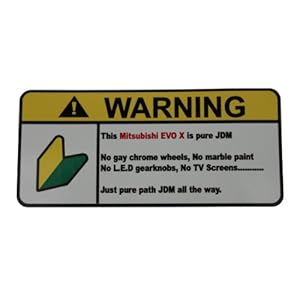 Mitsubishi Evo Decals