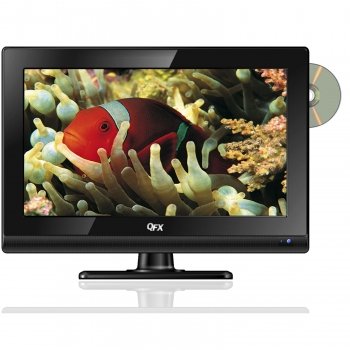 QFX 15.6" LED TV with ATSC/NTSC TV Tuner Built-In DVD Player On Sale