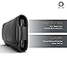 Galaxy Note 4 Pouch Case, CellBee Samsung Galaxy Note 4 Premium Leather Pouch Carrying Case with Belt Clip Belt Loops Holster for Samsung Galaxy Note 4 (Perfect Fits with Otterbox Commuter / Defender Case on Lifeproof Case on) (Fashion Black)
