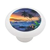 Tikki Beach Decorative High Gloss Ceramic Drawer Knob