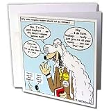 Rich Diesslins Funny Cartoon Gospel Cartoons - Wolf in Sheeps Clothing - Greeting Cards-6 Greeting Cards with envelopes
