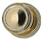 Brass Accents D06-K010 Charleston Door Knob & Rose (D06-K010S - Door Knob & Rose - Single Dummy)