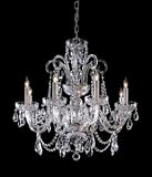 Crystorama Lighting 5008-CH-CL-SAQ 8 Light Traditional Crystal