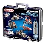Erector Motorized Metal Designer Set - 30 Models, 645 Parts