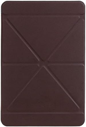 Premium Folio Case with Unique Origami Folding Stand for Ipad Mini 4 (brown)
