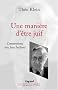 Une mani�re d'�tre juif
