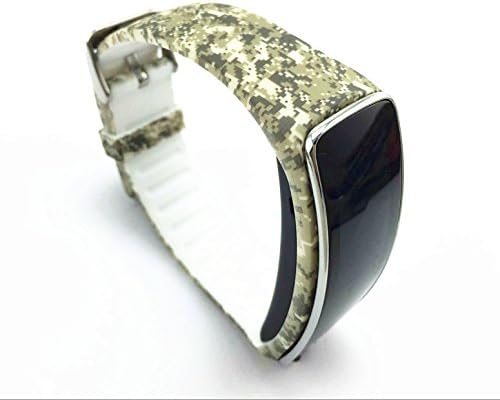 LUCKYMALL Replacement Plastic Band for Samsung Galaxy Gear Fit (Flower-04)