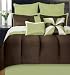 Haven Bedding Set King Espresso / lime