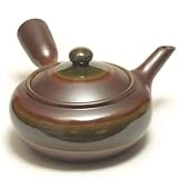 萬古焼き 急須 526G 紫泥 織部 280cc