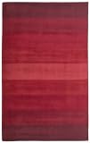Red Stripes 8' X 10' Hand Tufted Wool Rug with Free Shipping