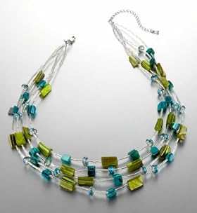 Multi-Strand Assorted Bead Necklace