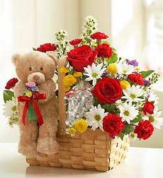 Spectacular Arrangement Of Roses Mini Carnations Button Poms Daisy Poms And more