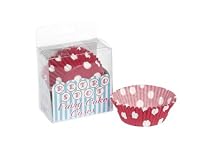 RETRO RED SPOTS FAIRY CUP CAKE CASES