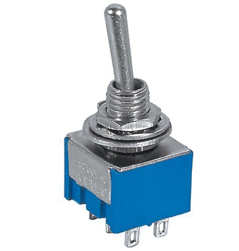 DPDT CENTER OFF MINIATURE TOGGLE SWITCH