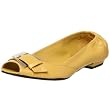 BCBGirls Women's Piper Peep Toe Flat