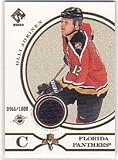 2003-04 Private Stock Reserve 169 Olli Jokinen Florida Panthers (Piece of Authentic Game-Worn Jersey - Serial #D To 1000 - Hockey Cards)