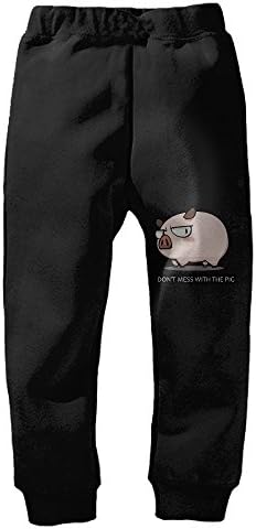 Youth Do Not Mess With Pig Closed-Bottom Sweatpants 4 Toddler