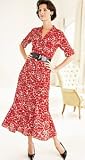 MODERN FLORAL PRINTED SHIRTDRESS