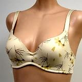 Venus Cream Floral Soft Fit Bra #2385