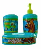 Scooby Doo Toothbrush, Soap/Lotion Pump, and Soap Tray Bathroom Set - Scooby Doo Bathroom Set ( 3pk)