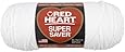 Red Heart E300.0311 Super Saver Economy Yarn, White