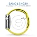 Apple Watch Replacement Band,Teslasz Soft Silicone Replacement Sports Wristbands Straps for Apple iWatch All Models (Yellow 38 MM)