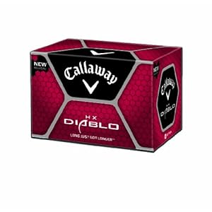 Callaway HX Diablo Golf Balls (12 Pack, White) Callaway HX Diablo Golf Balls (12 Pack, White)
