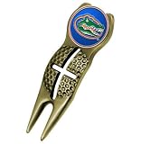Florida Gators Gold Crosshair Divot Tool