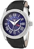 Swiss Legend Men's 10005G-03 Traveler GMT Collection Blue Dial Black Leather Watch