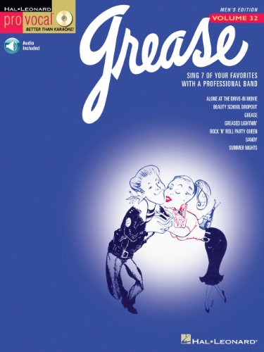 Grease Songbook: Pro Vocal Men's Edition Volume 32 (Hal Leonard Pro Vocal (Numbered))