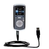 IMAGE OF Classic Straight USB Cable for the RCA M4208 OPAL Digital Media Player with Power Hot Sync and Charge capabilities - uses Gomadic TipExchange Technology