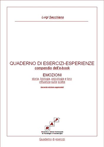 QUADERNO DI ESERCIZI-ESPERIENZE - compendio di 