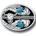 Turquoise Stones with Buffalo Skull (Diamond Cut)