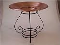 Copper Bath w/Iron Stand