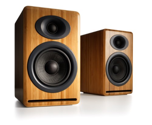 natural wood speakers