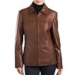 Phistic Women's Zip Front New Zealand Lambskin Leather Jacket