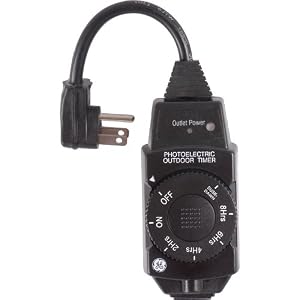 GE 57696 Light-Sensing Indoor Outdoor Timer by General Electric