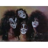 KISS poster Gene Simmons Rock n Roll All Night RARE - 11x17 custom fit with RichAndFramous Black 17 inch Poster Hangers