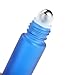 Roll On Bottles, Iwotou 10 ml High Quality Glass Refillable Essential Oil Bottles with Stainless Steel Roller Balls, Set of 6 for Aromatherapy, Essential Oils, Perfumes and Lip Balms