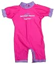 Second Skins :Baby Popper Suit (12/24 Months) Cerise/Lilac