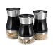 Polder KTH-1246-95 Pourable Canisters, Set of 3, Black
