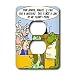 Londons Times Funny Animals Cartoons - Boa Constrictor Trial Unfair Jury - Light Switch Covers - 2 plug outlet cover